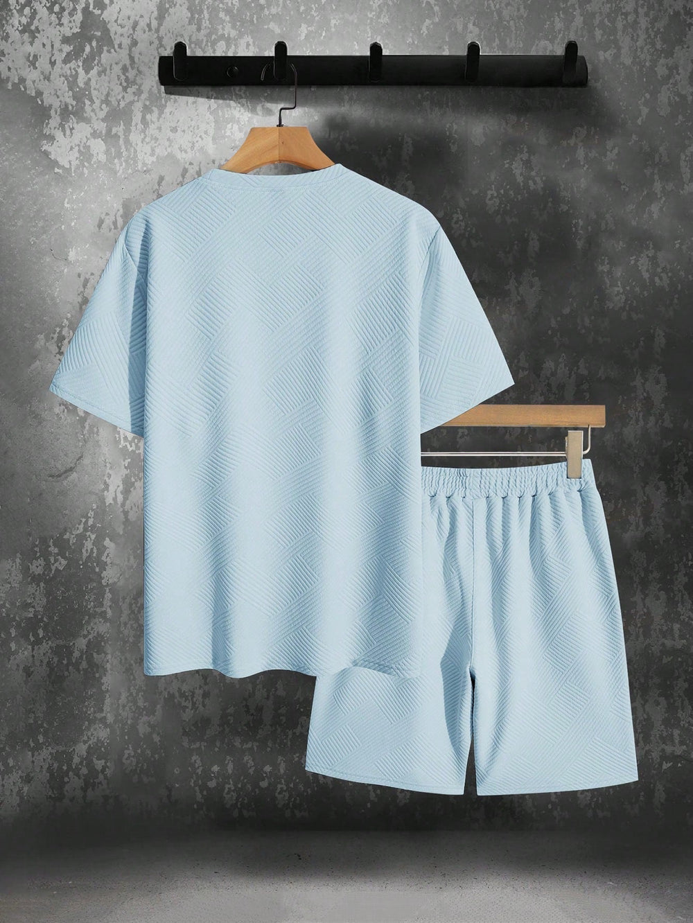 Sahari – Conjunto para hombre con camiseta oversize y pantalones cortos