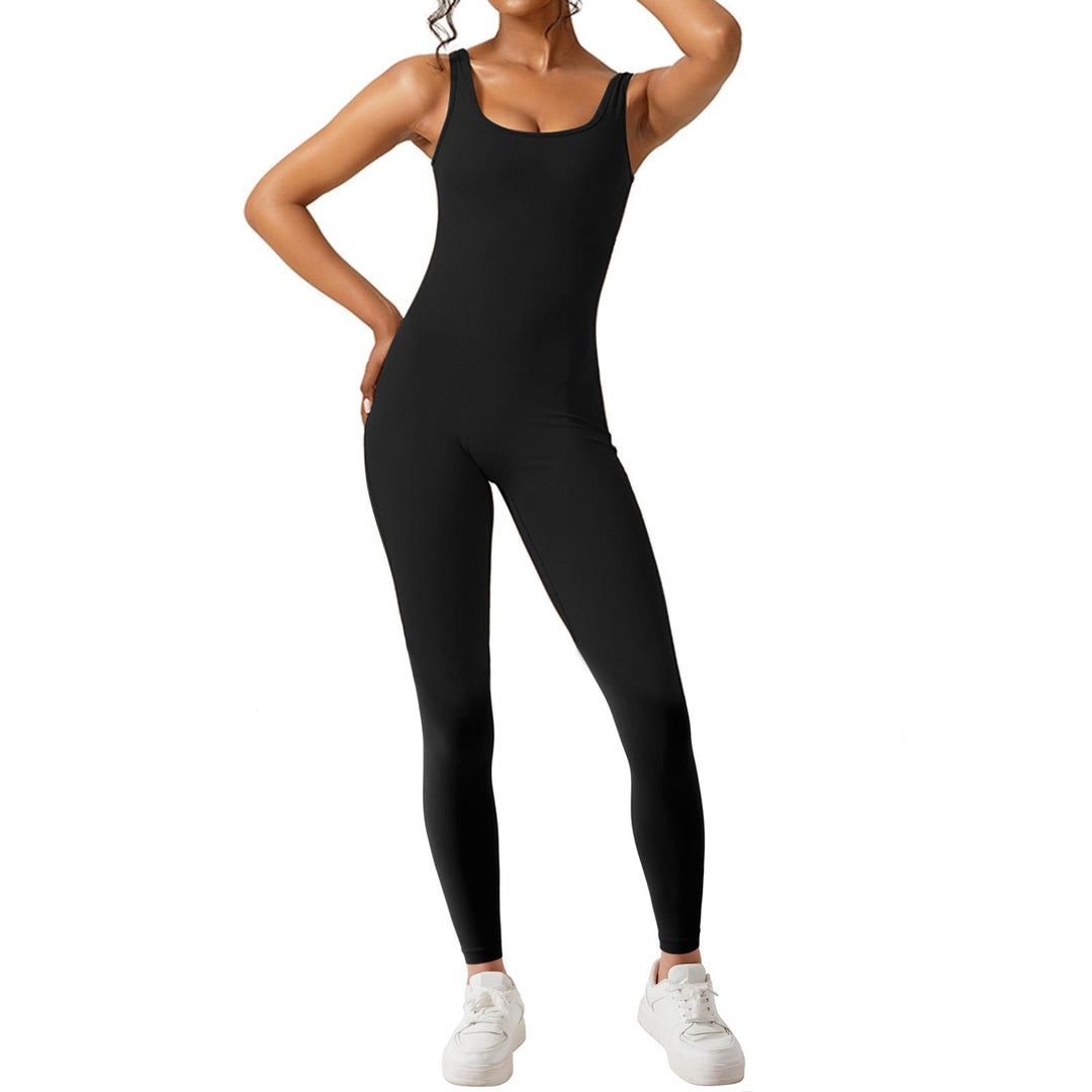 Sahari – Ärmelloser Jumpsuit mit Flared-Look