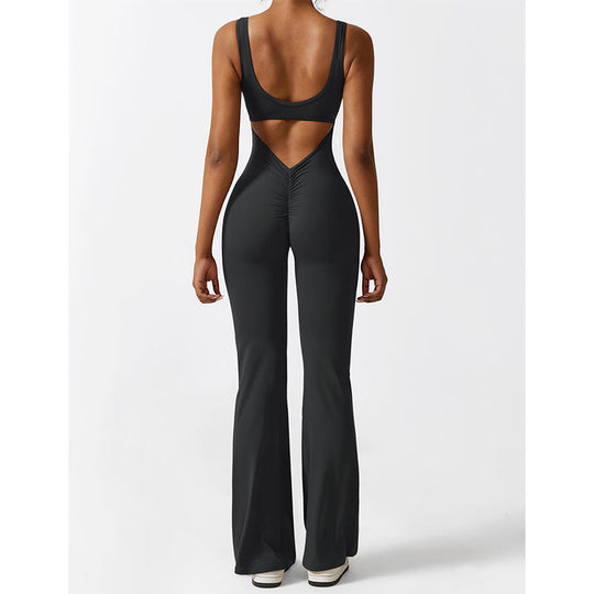 Sahari – Ärmelloser Jumpsuit mit Flared-Look