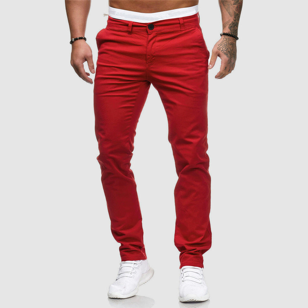 Sahari – Slim Fit Hose mit Stretchkomfort