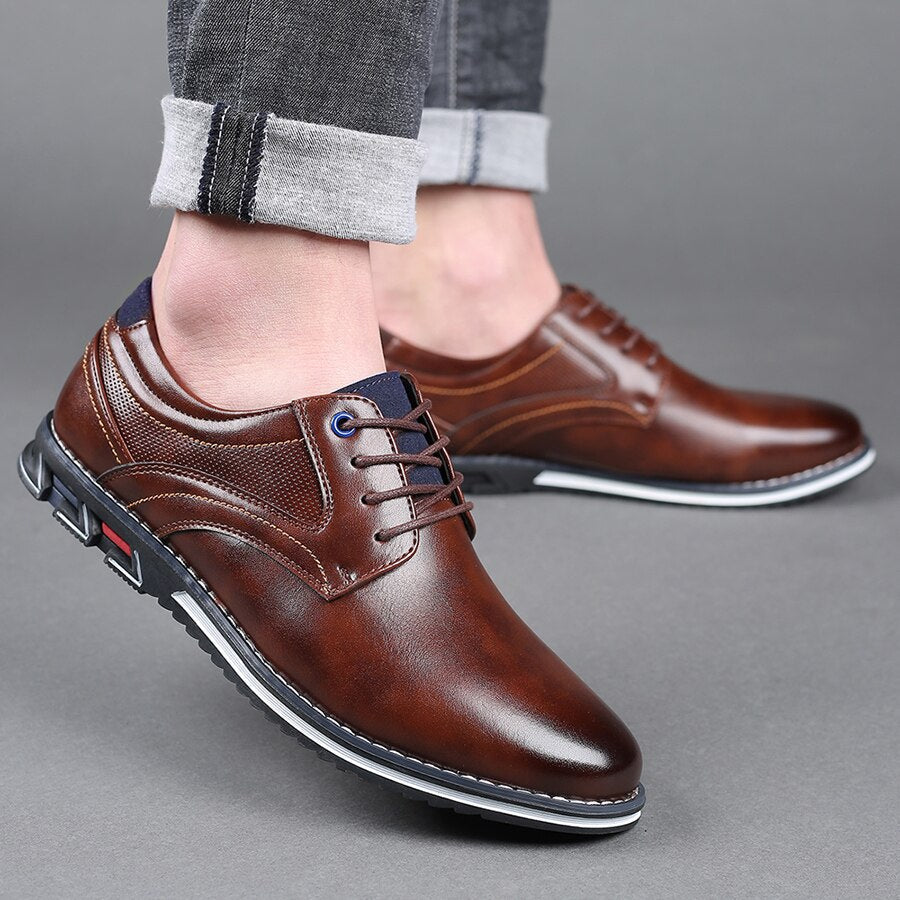 Sahari – Orthopädische Herren Lederschuhe mit zeitlosem Design und Fußgewölbeunterstützung