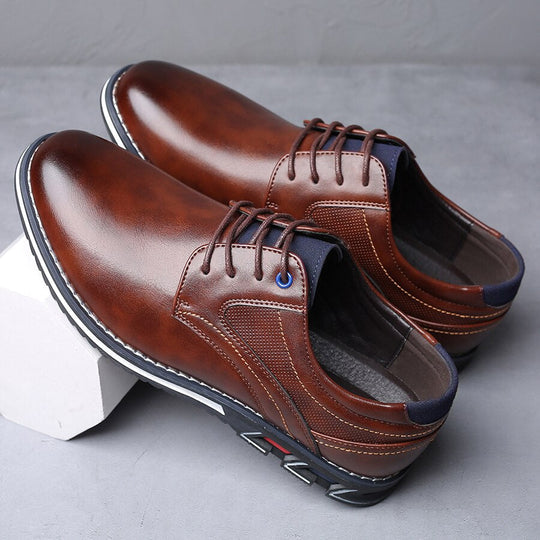 Sahari – Orthopädische Herren Lederschuhe mit zeitlosem Design und Fußgewölbeunterstützung
