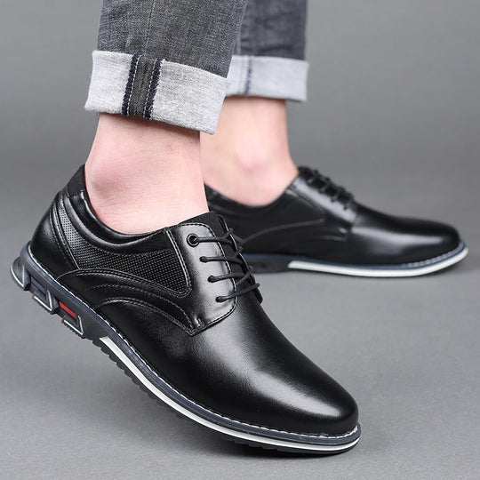 Sahari – Orthopädische Herren Lederschuhe mit zeitlosem Design und Fußgewölbeunterstützung