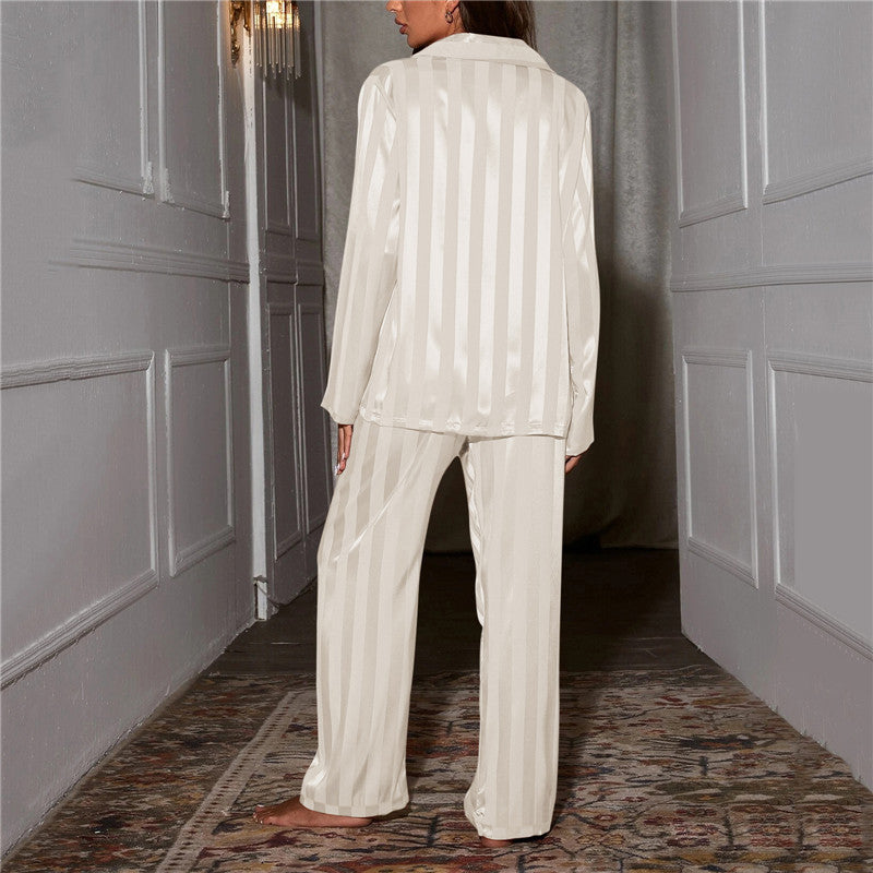 Sahari – Elegantes Seiden-Pyjama-Set für Damen