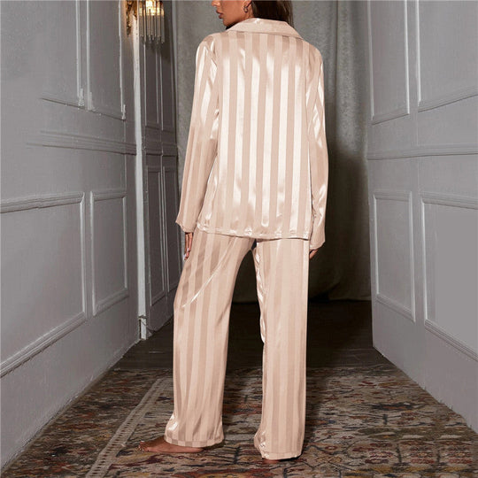 Sahari – Elegantes Seiden-Pyjama-Set für Damen