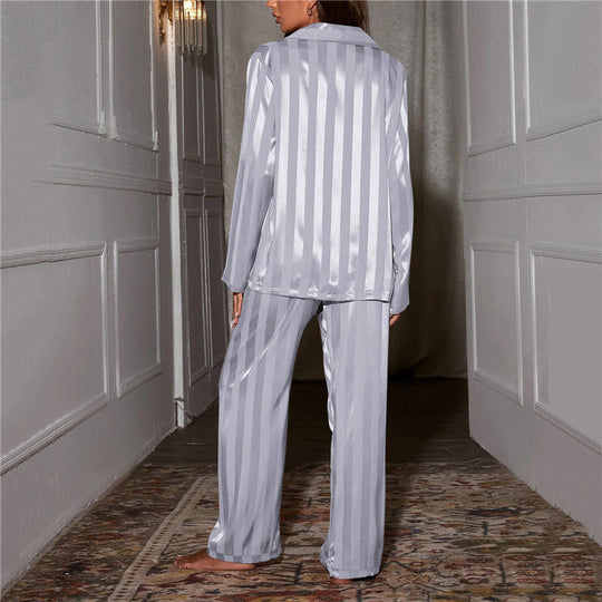 Sahari – Elegantes Seiden-Pyjama-Set für Damen