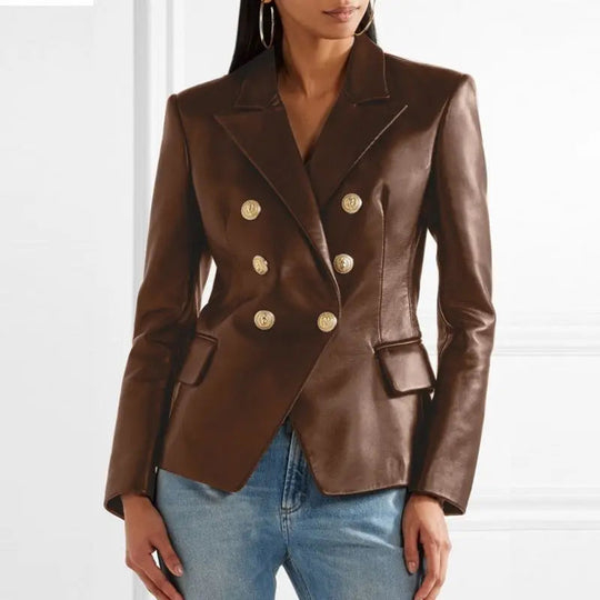 Sahari - Blazer da donna | Pelle di alta qualità, design senza tempo