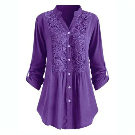 Sahari - Damen Bluse | Pofmouwen, Elegant, Vielseitig, Ideal für Festliche Anlässe