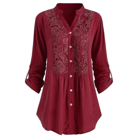 Sahari - Damen Bluse | Pofmouwen, Elegant, Vielseitig, Ideal für Festliche Anlässe