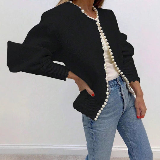 Sahari - Damen Cardigan | Elegantes Design mit Perlendetails