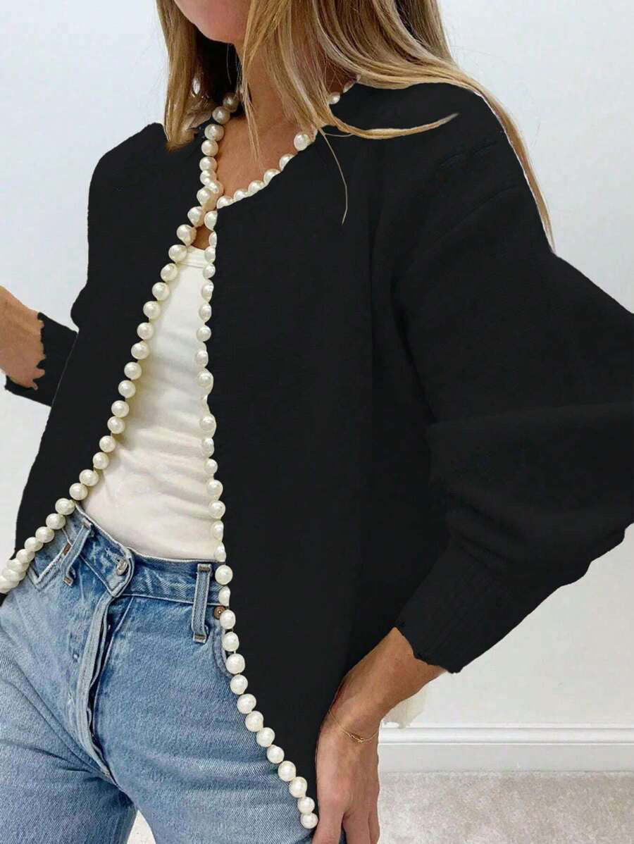 Sahari - Damen Cardigan | Elegantes Design mit Perlendetails