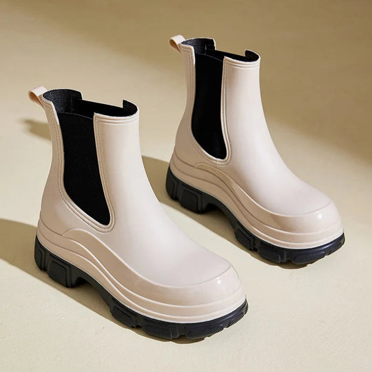 Sahari - Damen Chelsea Boots | Wasserfest, Rutschfeste Sohle