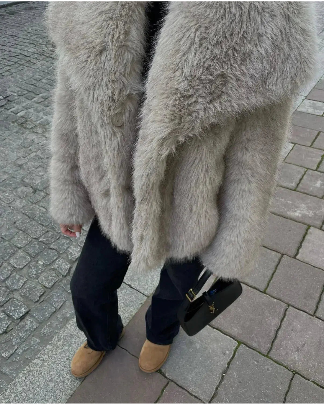 Sahari - Damen Faux Fur Jacke | Nachhaltig, Elegant, Warm