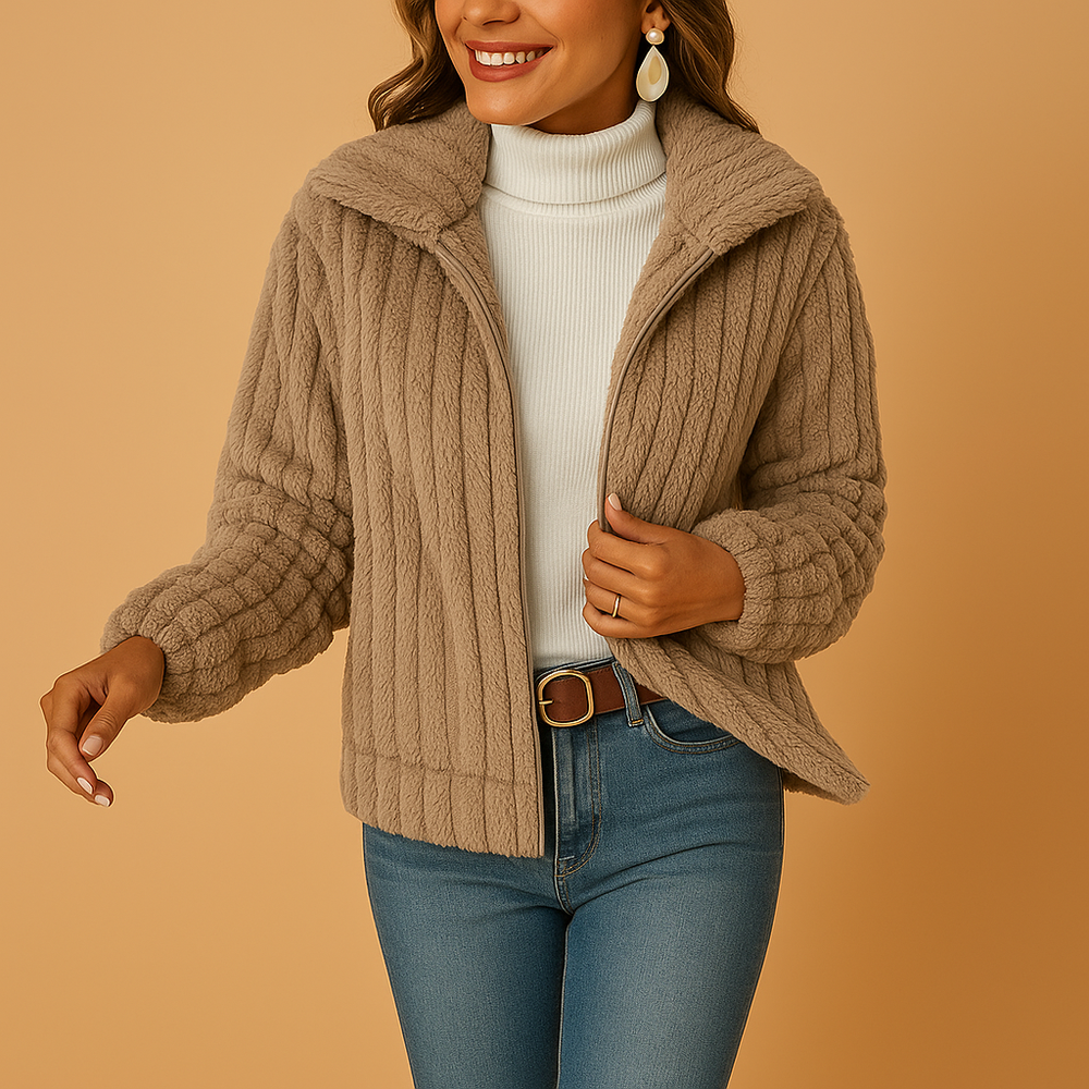 Sahari - Damen Fleece Vest | Lang, Aufstehender Kragen, Ultrawarm