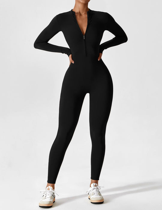 Sahari - Damen Ganzkörperanzug | Sportlich, Körperbetont, Zip-Design