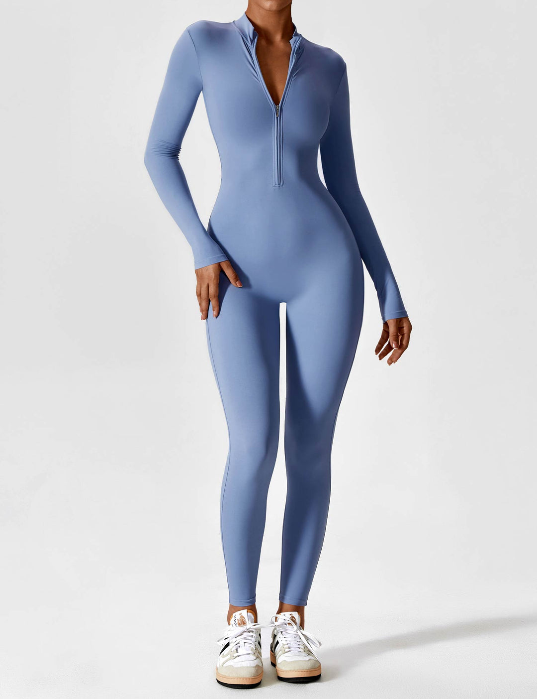Sahari - Damen Ganzkörperanzug | Sportlich, Körperbetont, Zip-Design