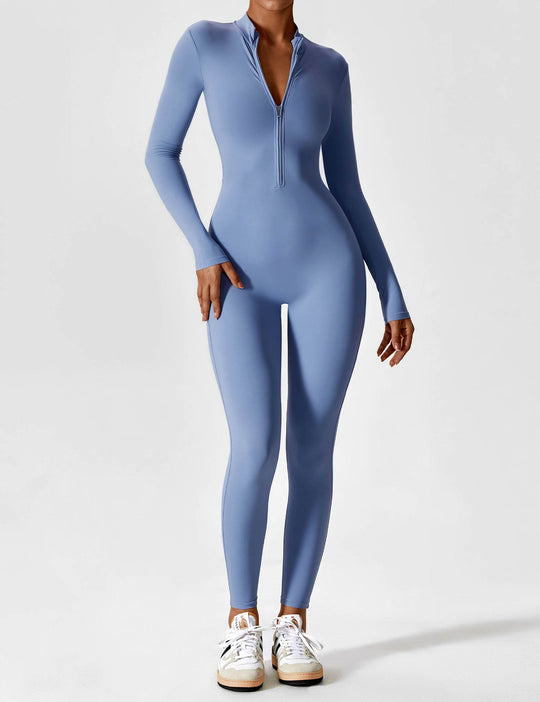 Sahari - Damen Ganzkörperanzug | Sportlich, Körperbetont, Zip-Design