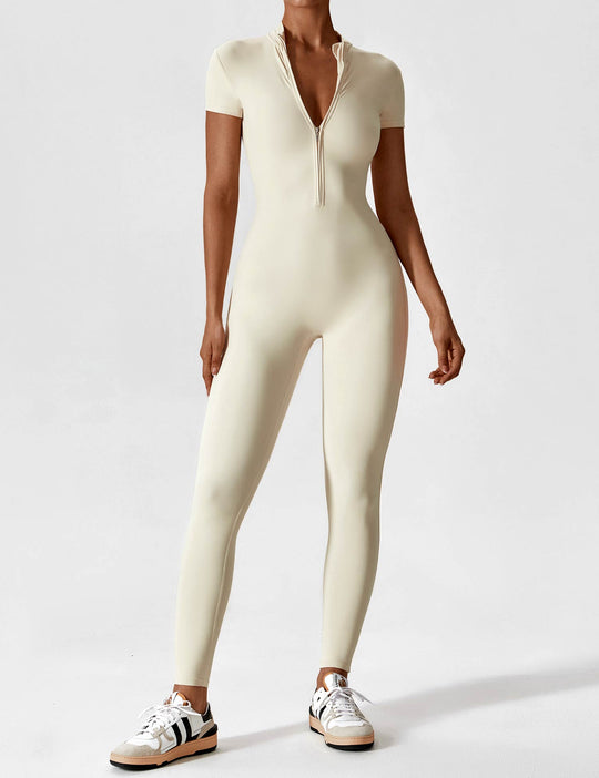 Sahari - Damen Ganzkörperanzug | Sportlich, Körperbetont, Zip-Design