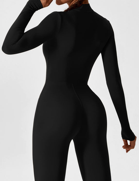 Sahari - Damen Ganzkörperanzug | Sportlich, Körperbetont, Zip-Design