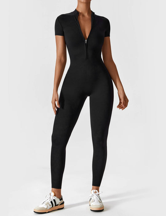 Sahari - Damen Ganzkörperanzug | Sportlich, Körperbetont, Zip-Design