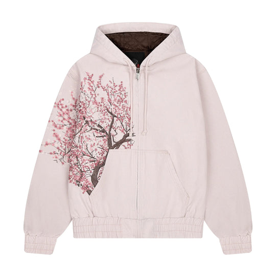 Sahari - Sudadera para mujer | Estampado de flores de cerezo, mezcla suave de algodón