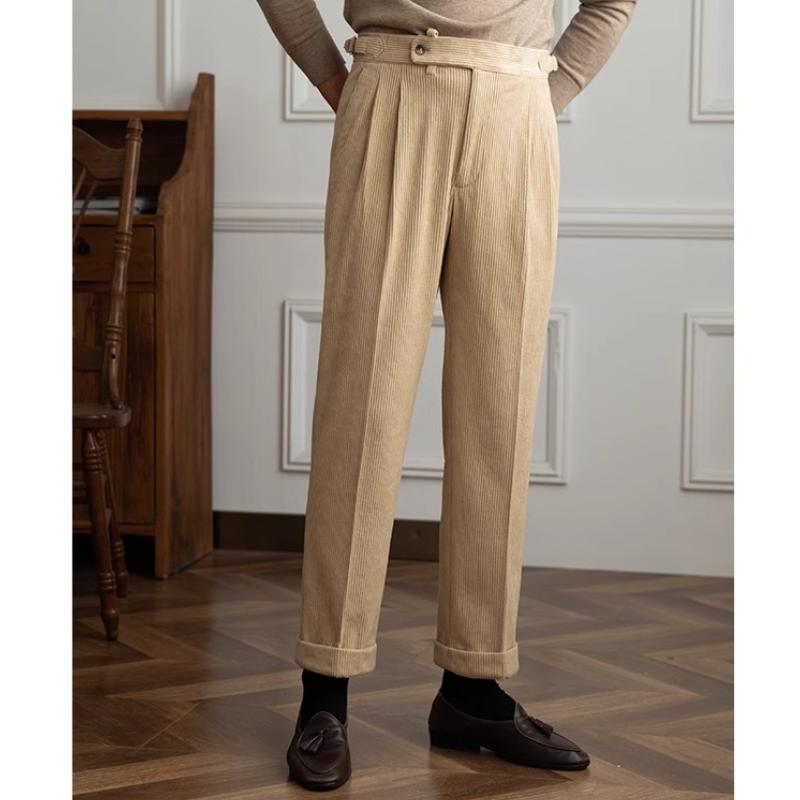 Sahari - Herren Hose | Corduroy, Klassische Passform, Elastischer Bund