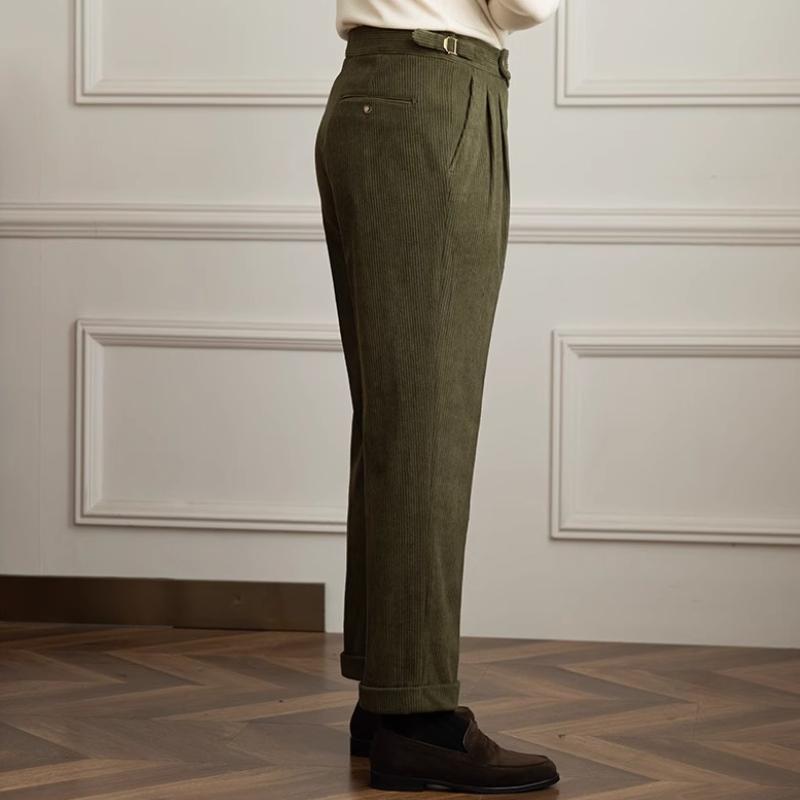 Sahari - Herren Hose | Corduroy, Klassische Passform, Elastischer Bund