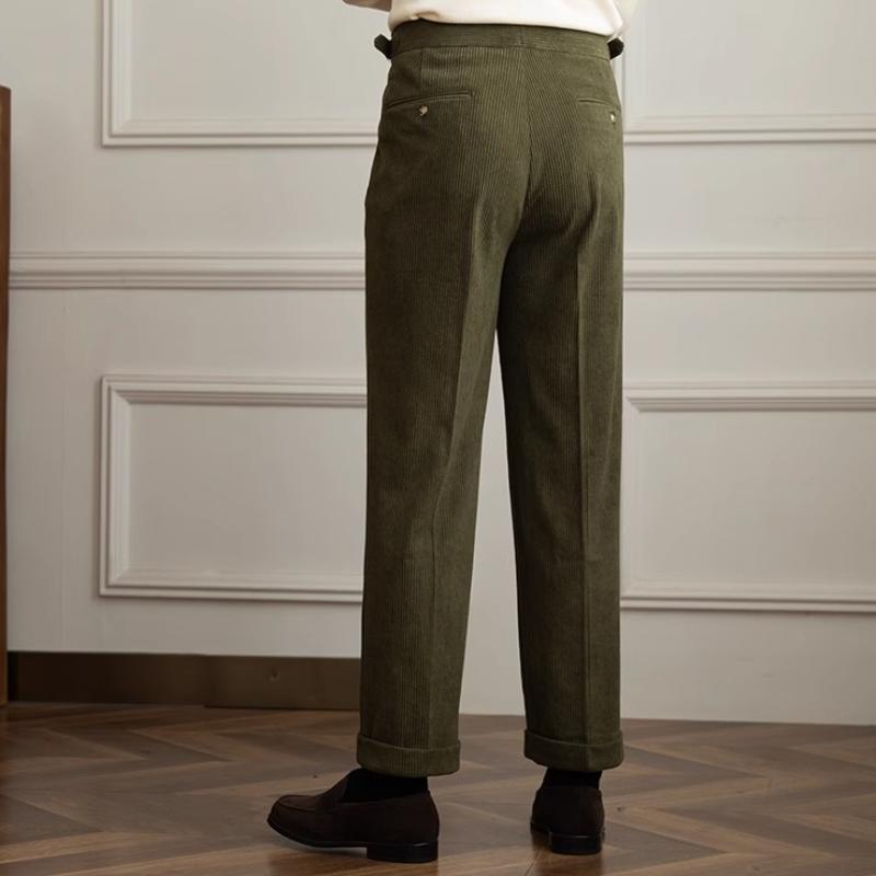Sahari - Herren Hose | Corduroy, Klassische Passform, Elastischer Bund