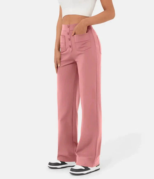 Sahari - Damen Hose | Hohe Taille, Elastisch, Komfortabel für den Sommer
