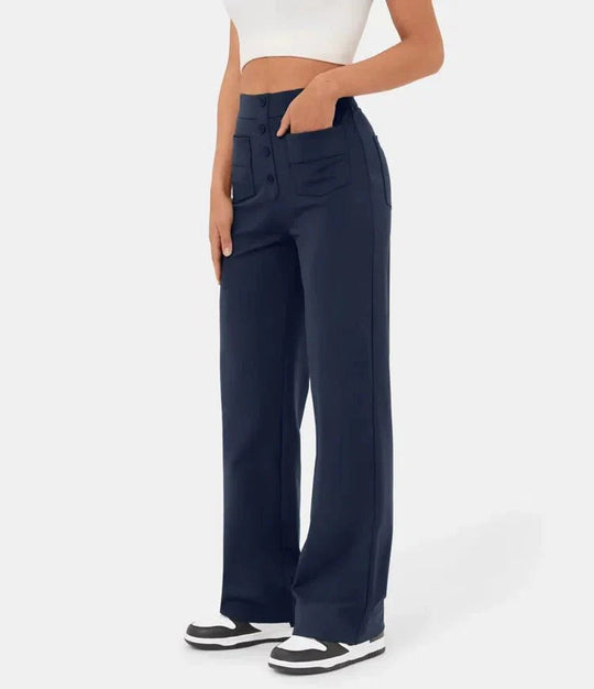 Sahari - Damen Hose | Hohe Taille, Elastisch, Komfortabel für den Sommer