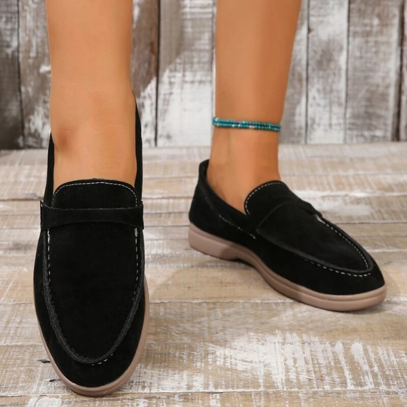 Sahari - Damen Slipper | Luxuriöses Suède, Bequeme Passform