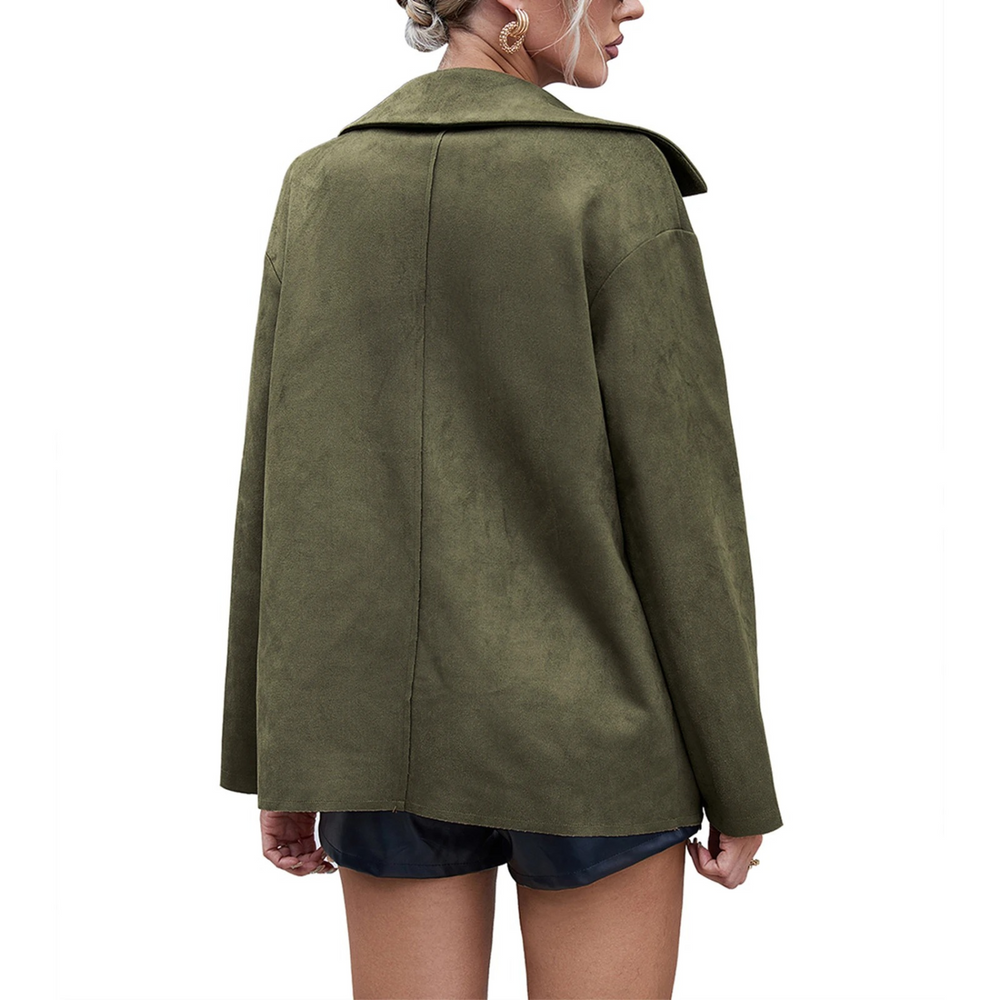 Sahari - Damen Jacke | Hochwertiges Suède, Elegant, Vielseitig