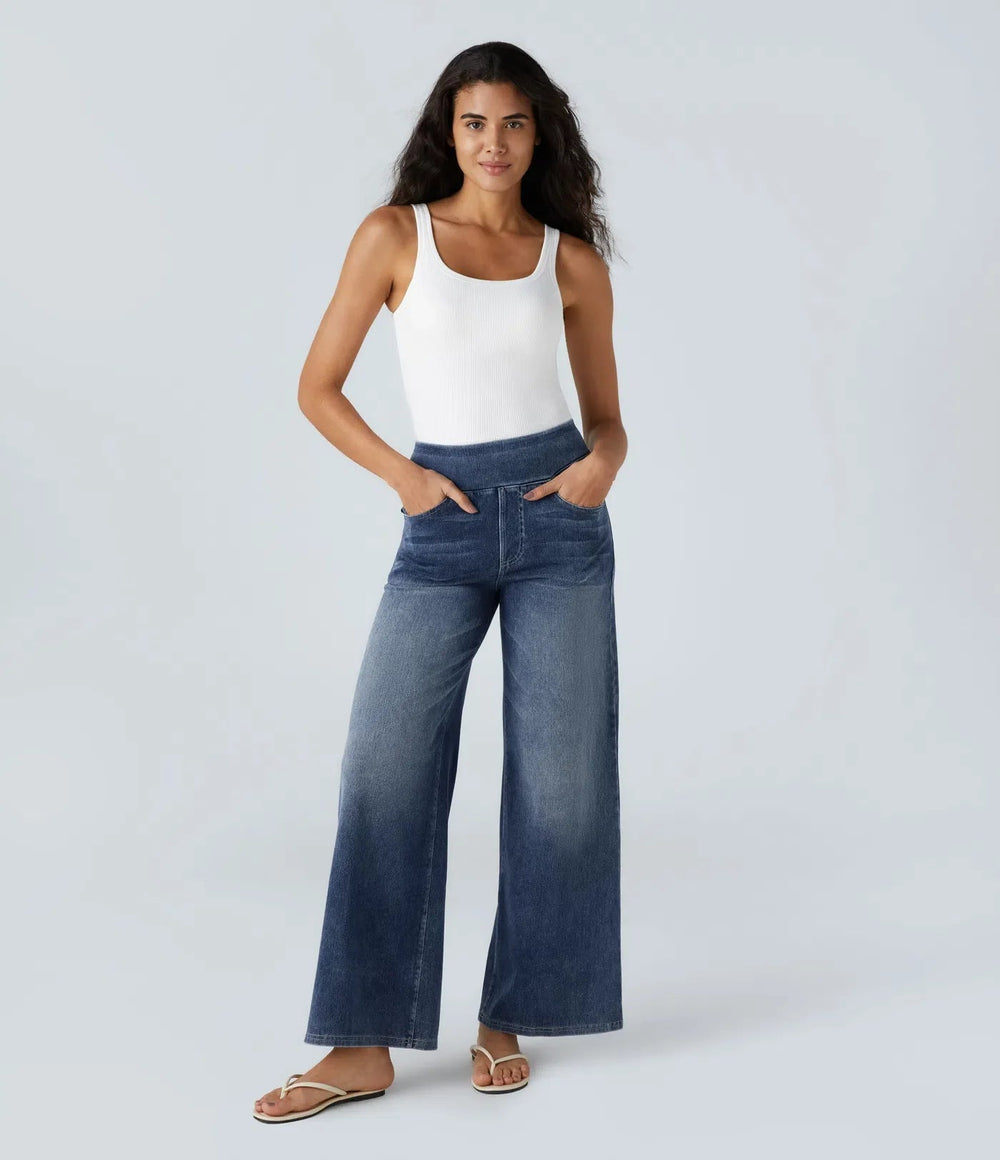 Sahari - Damen Jeans | High-Waist, Komfortabel, Zeitloses Design