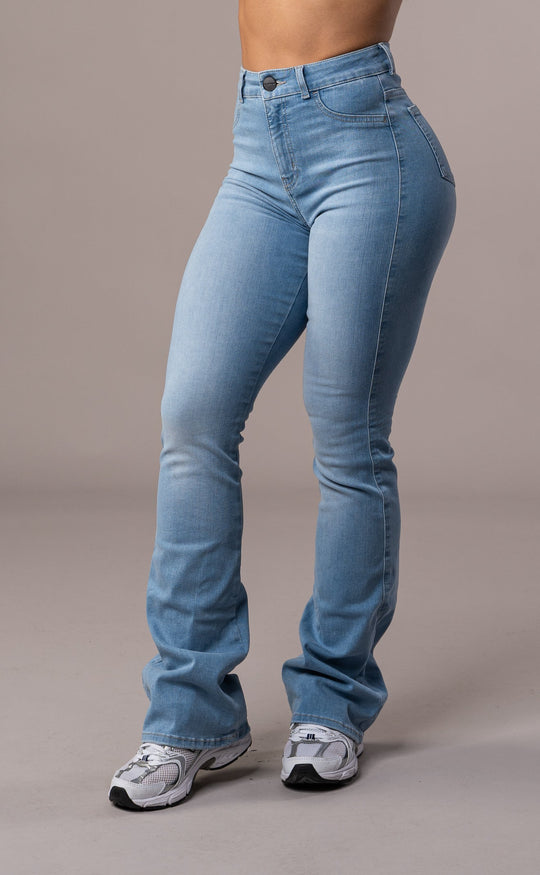 Sahari - Damen Jeans | Hohe Taille, Slanke Passform, Zweiweg Stretch