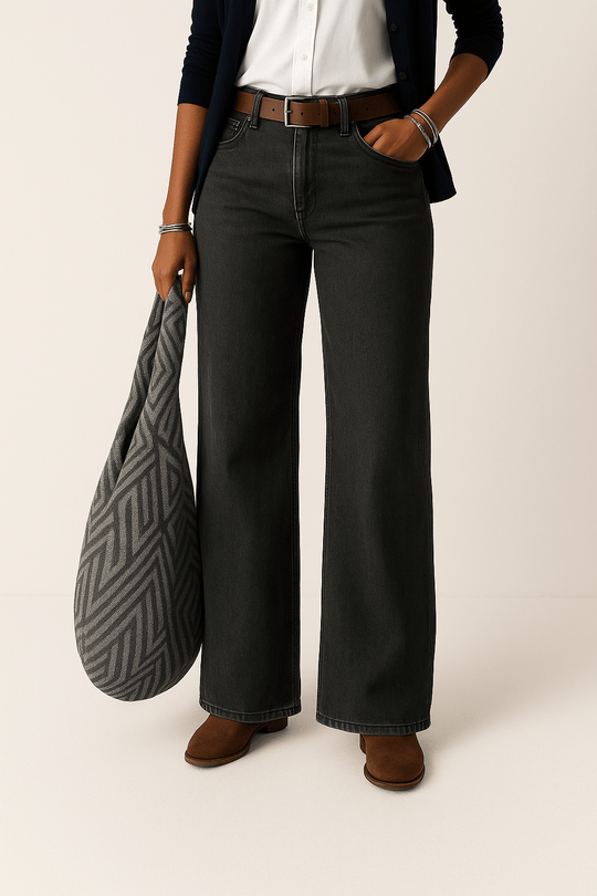Sahari - Damen Jeans | Weites Bein, Klassischer Denim