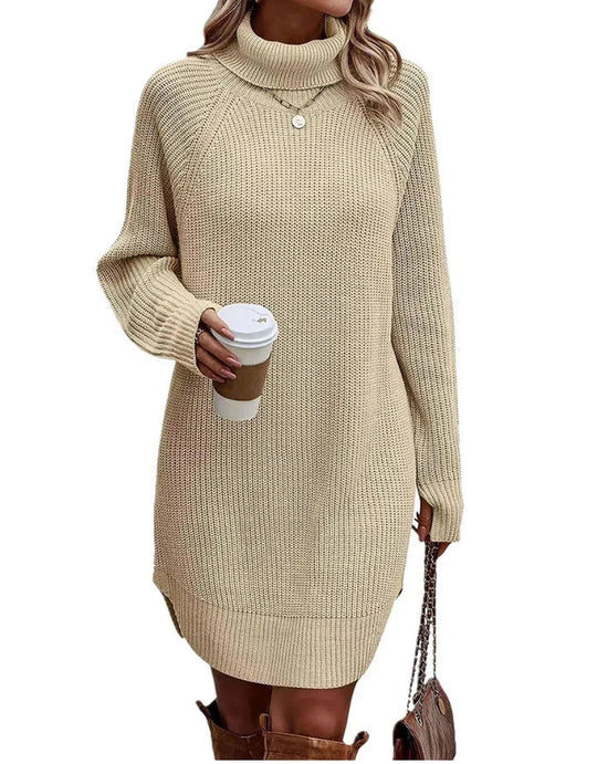Sahari - Damen Kleid | Elegantes Strickdesign, Vielseitig, Komfortabel