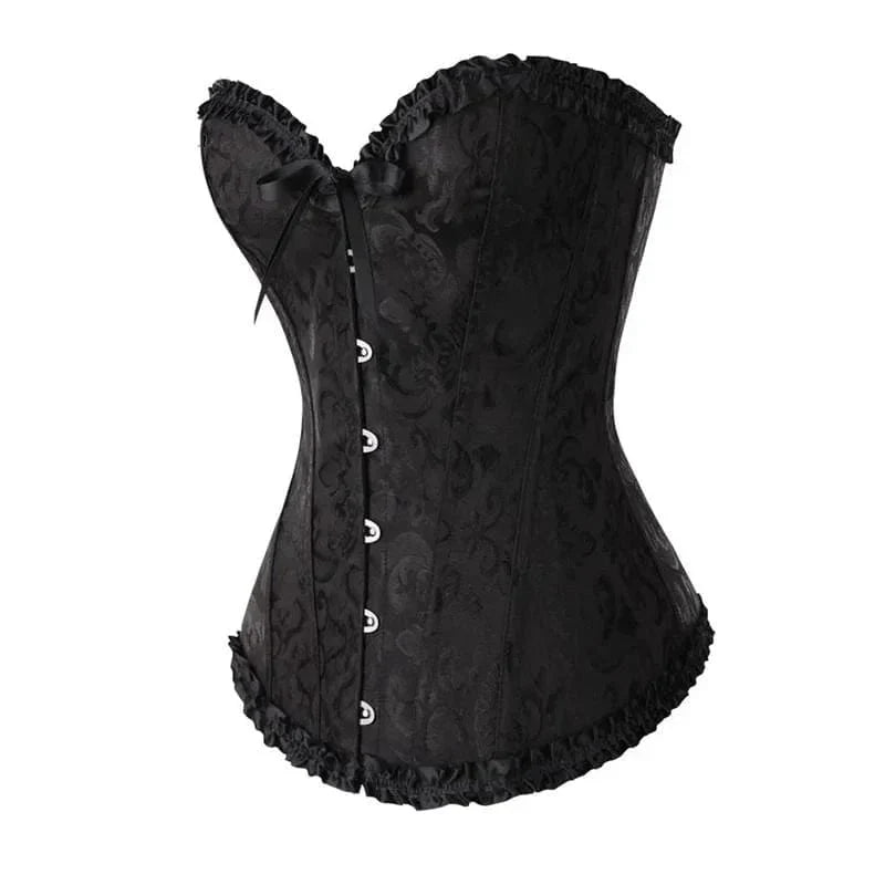 Sahari - Damen Korsett | Strapless, Elegantes Design, Spitzenmuster