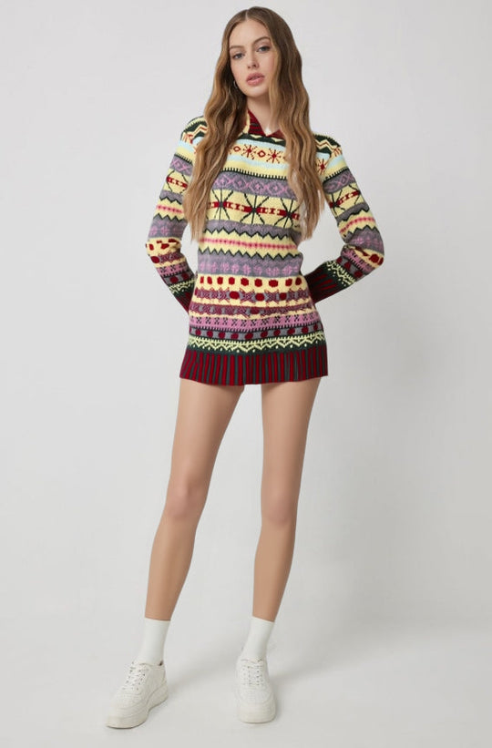 Sahari - Maglione norvegese da donna | Caldo, Casual, Felpa con cappuccio