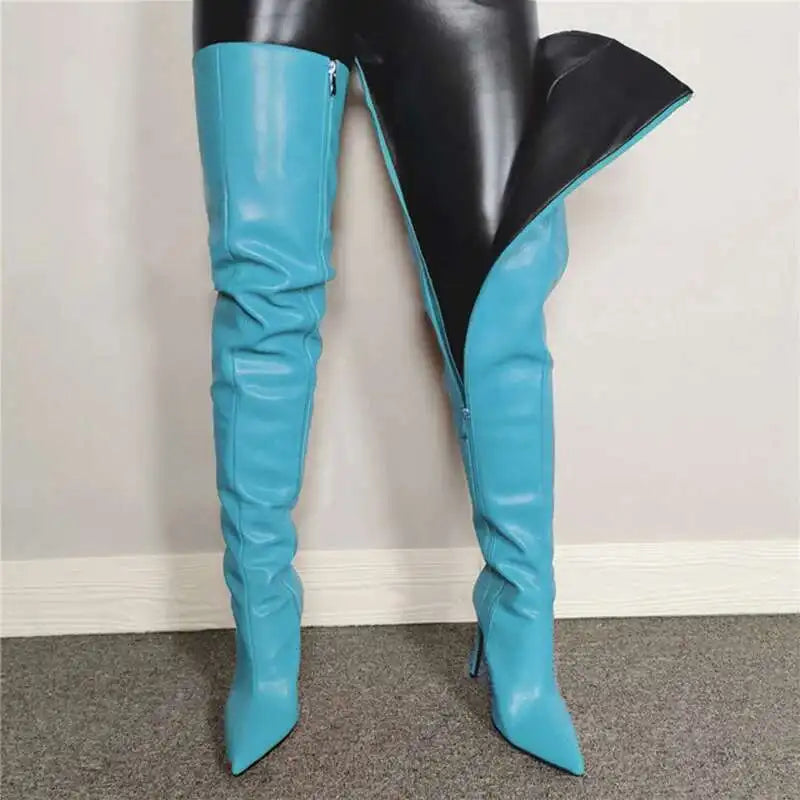 Sahari - Damen Overknee-Stiefel | Hoher Absatz, Stilvoll