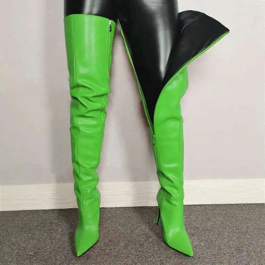 Sahari - Damen Overknee-Stiefel | Hoher Absatz, Stilvoll