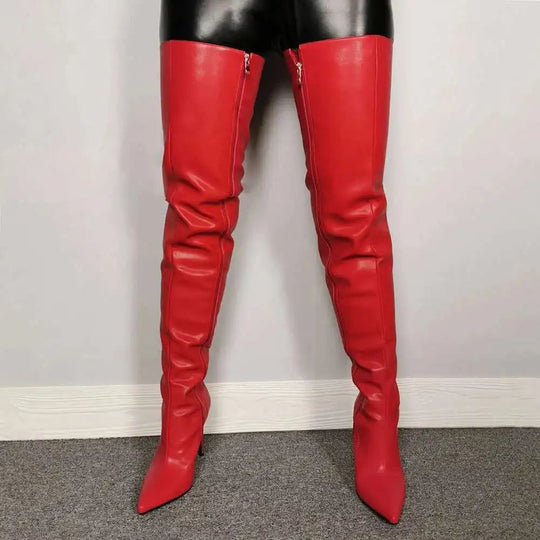 Sahari - Damen Overknee-Stiefel | Hoher Absatz, Stilvoll