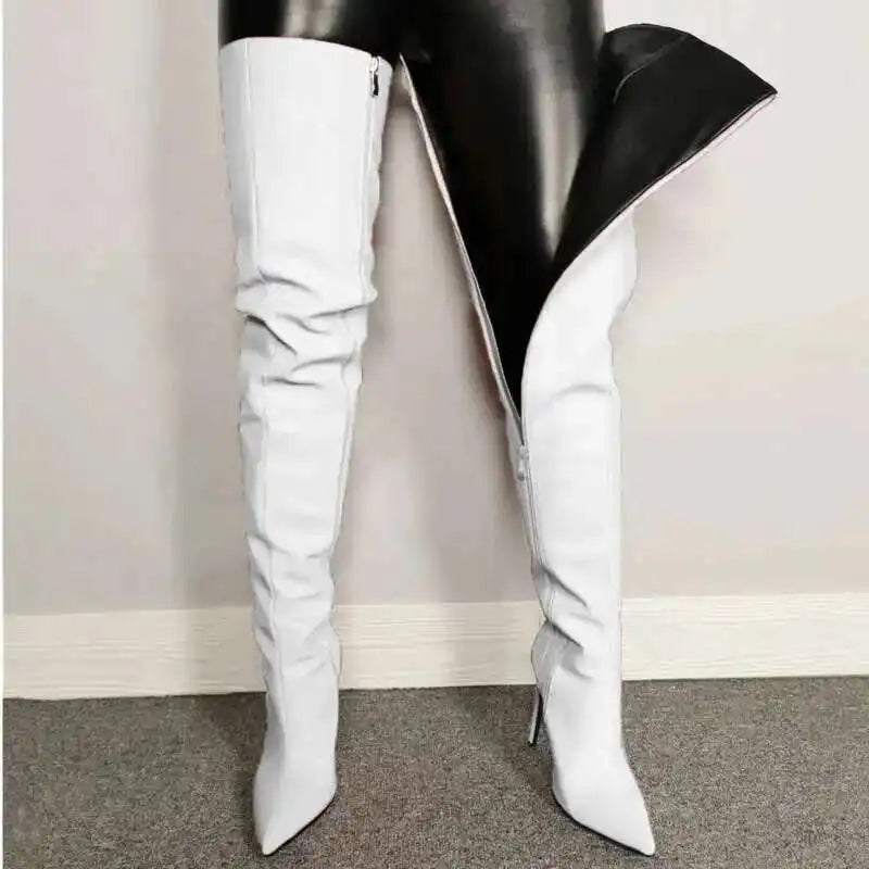 Sahari - Damen Overknee-Stiefel | Hoher Absatz, Stilvoll