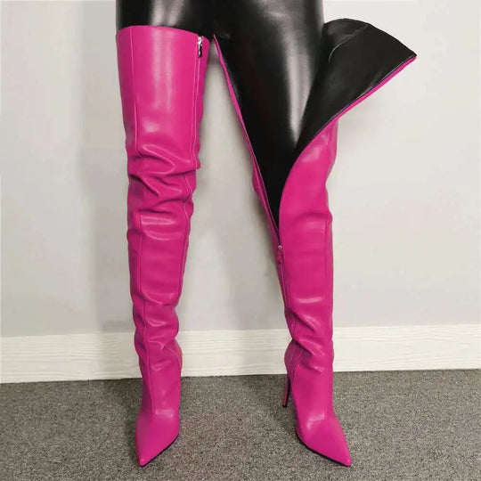 Sahari - Damen Overknee-Stiefel | Hoher Absatz, Stilvoll