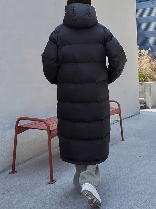Sahari - Damen Pufferjacke | Lange, Gefüttert, Mit Kapuze