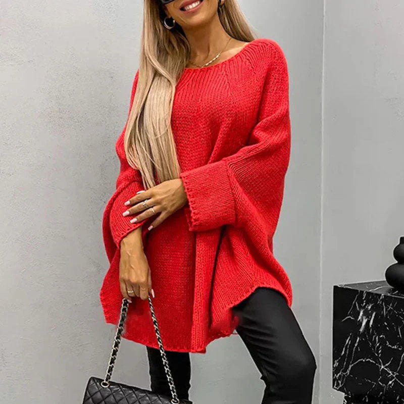 Sahari - Maglione da donna | Maglia grossa, moderno, scollo a barca