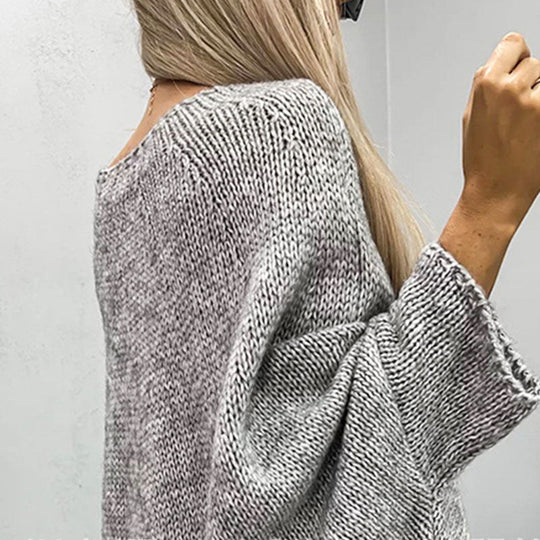 Sahari - Maglione da donna | Maglia grossa, moderno, scollo a barca