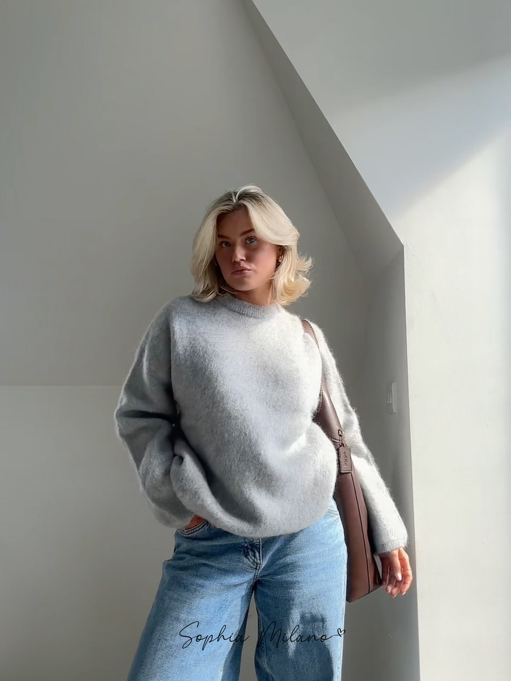 Sahari - Damen Pullover | Weich, Warm, Runder Hals