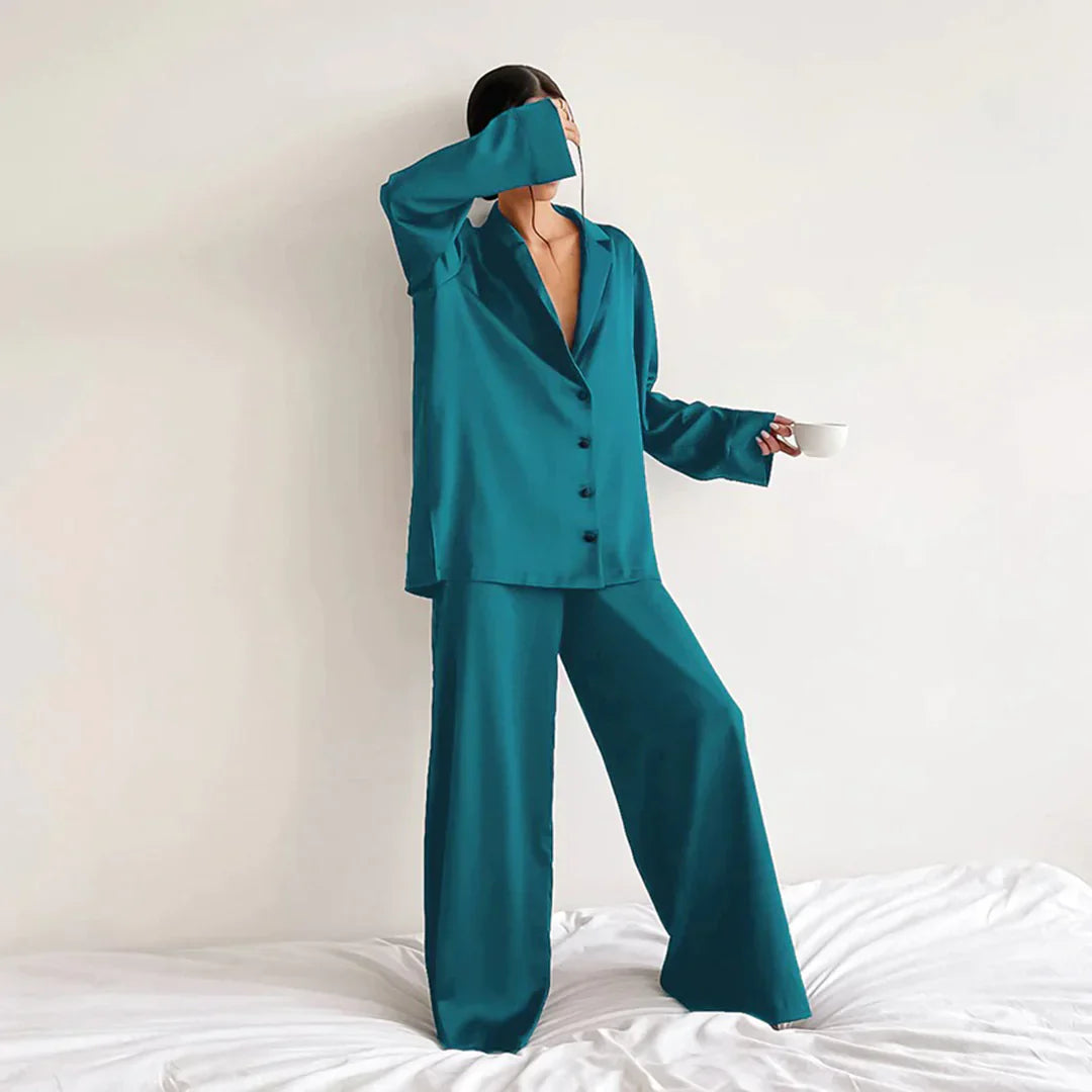 Sahari - Set pigiama da donna | ipoallergenico, satin, lussuoso