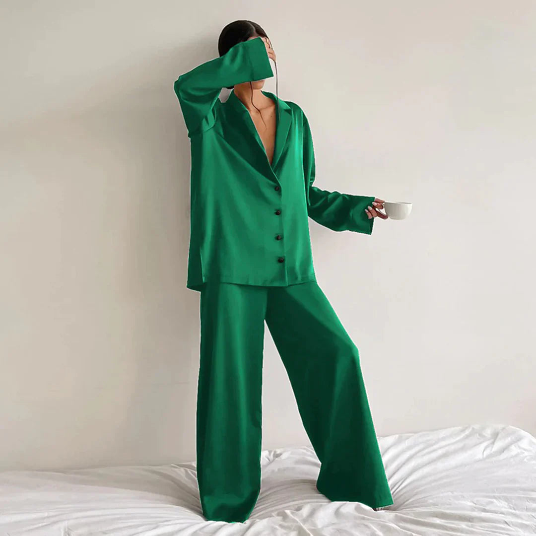 Sahari - Set pigiama da donna | ipoallergenico, satin, lussuoso