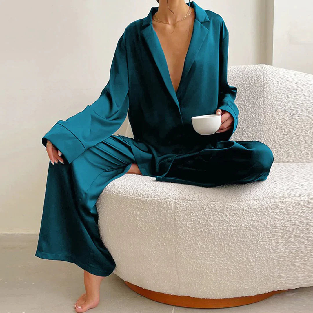Sahari - Set pigiama da donna | ipoallergenico, satin, lussuoso